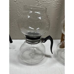Vintage Cory DRU & Cory DRL 4-8 Cup Glass‎ Vacuum Coffee Brewer Percolator